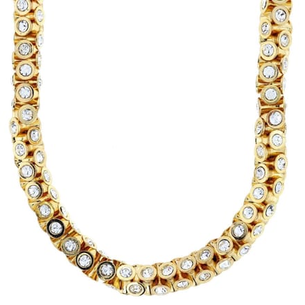 Behave - Goudkleurige Ketting - Handgemaakt - Klassiek Feestelijk Design