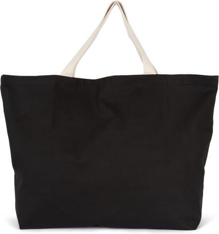 Kimood XXL shopper KI0297 - Black / Natural - One size