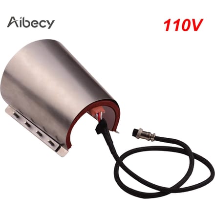 17OZ Aibecy 3D Sublimatie Transfer Mok Hittepers Machine Klem Fixatuur 110V zilver
