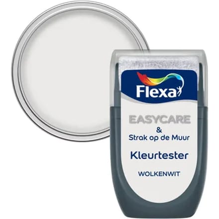 Flexa Easycare Verftester - Mat - Wolkenwit - 30ml