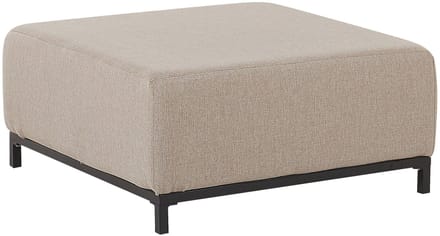 ROVIGO - Ottomaan - Zandbeige - Polyester