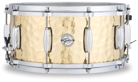 Gretsch zilver Series Brass Snare, 14"x6,5", S1-6514-BRH - Snaredrum