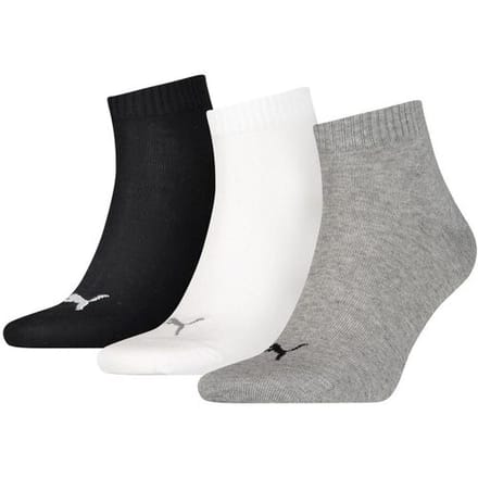 Halfhoge sokken van zacht katoen – Grey white black – 43-46