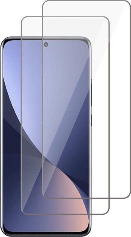 Screenprotector geschikt voor Xiaomi 12 Lite - Gehard Glas Beschermglas Tempered Glass Screen Protector - 2 Stuks