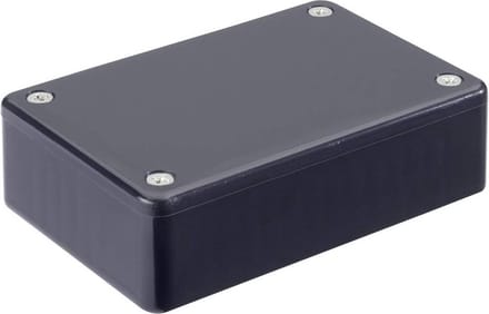 Hammond Electronics Hammond Electronics 1591MBK Euro-behuizing 85 x 56 x 25 ABS Zwart 1 stuk(s)