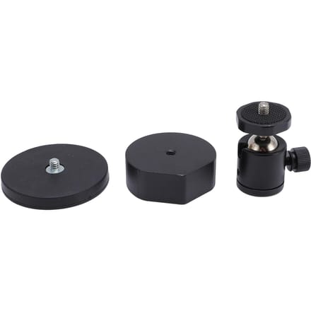 Support de montage magnétique pour toit de voiture, en alliage d'aluminium, angle réglable, pour satellite noir