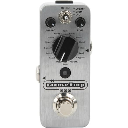 Loop Recording Effect Elektrische Gitaar Metal Looper Monoblock Pedaal met Drum Machine 180mA gray