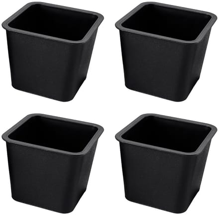 Dailygoods - Cosensi - 4 Stuks Antislip Plastic Bedpoten voor Meubels