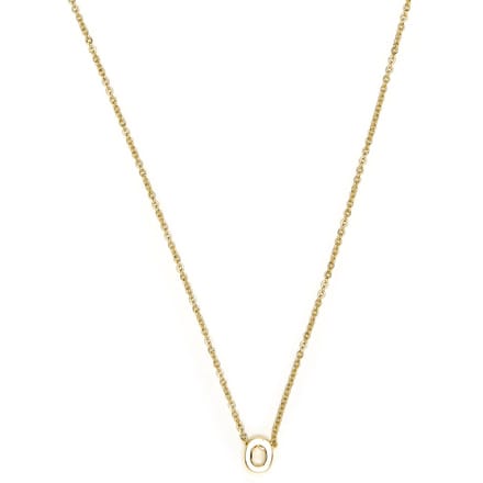 Luxenter Ketting met 18-karaats geelgouden afwerking - Alphabet