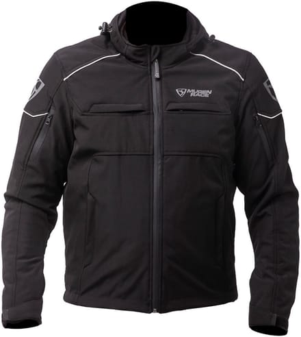 MUGENRACE Srippy Zwart Grijze Waterdichte Softshell Jas - Jas
