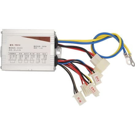 YK31C 24V 350W Motor Borstel Controller Accessoire voor Elektrische Fiets Scooter white