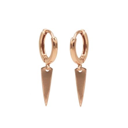 Karma hinged hoops symbool cone rosé gold M1974HIN