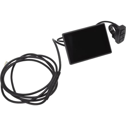 Elektrische Fiets LCD Display Meter 5-pins Waterdichte Interface 1,5m Adapterkabel Kleur LCD Display Paneel 24V 36V 48V black