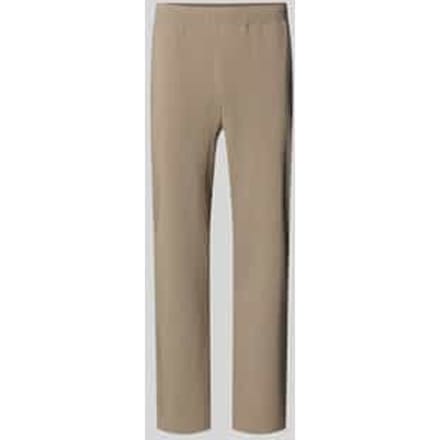 tapered fit broek met wafelstructuurpatroon model 'TERRACE'