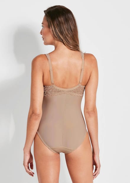 Corrigerende minimizer-body met beugels - skin - Gr. 75 D van Goldner Fashion