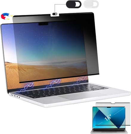 Lexium Privacyscherm laptop - 16 inch Privacy scherm laptop - Privacy screenprotector laptop - Screenfilter laptop