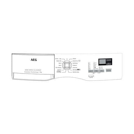 AEG controlepaneel, greeplijst, AEG 140144412016