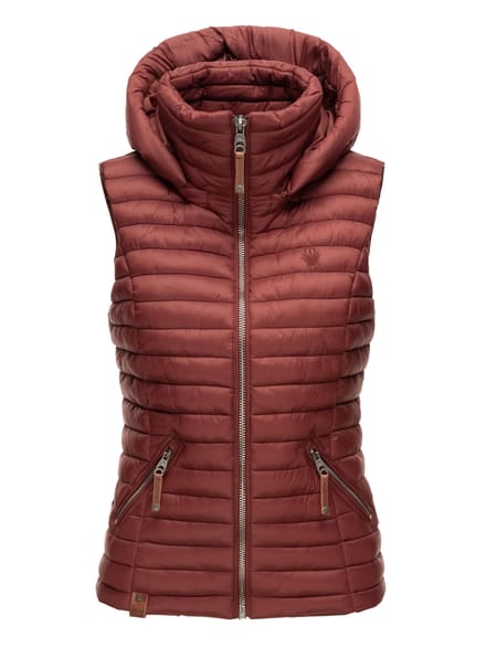 Navahoo Dames Gewatteerde Bodywarmer Shadaa – Lichte Weste met Afneembare Capuchon