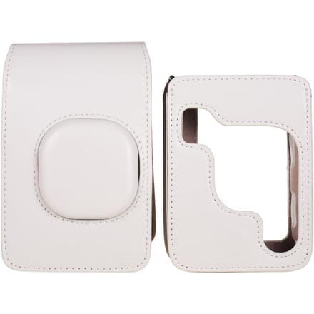 Compacte instant cameratas van PU-leer met schouderband, compatibel met Fujifilm Fuji