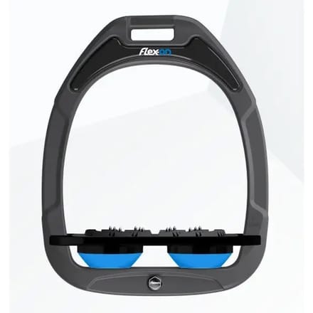Platte Ultra Grip Beugels Antraciet/Zwart/Blauw Flex-On Green Composite