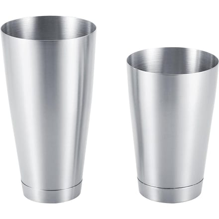 Shaker à cocktail robuste et durable en acier inoxydable pour bar, cuisine et maison(argent) gray