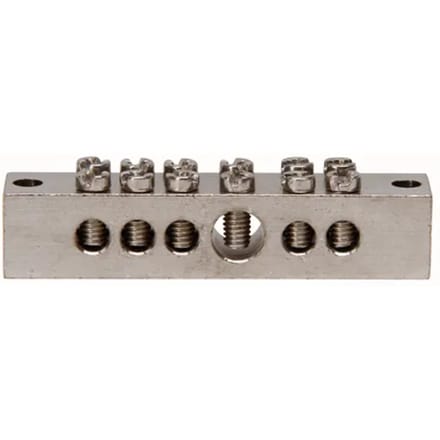 Kopp Aardblok Voor Badkamer 1x25mm²+5x6mm²