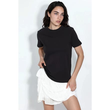 Effen Ronde Hals T-Shirt