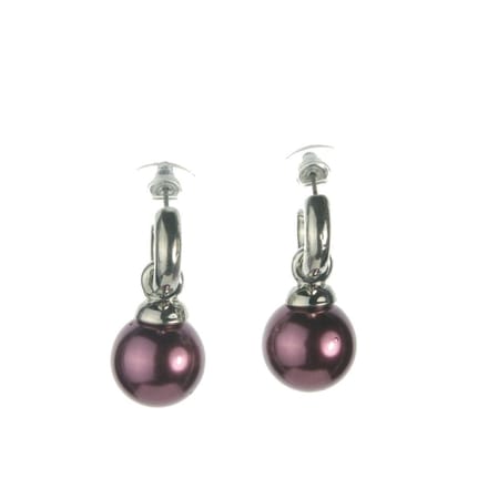 Behave - Oorsteker met Hangende Parel - Tijdloos Design - 3 cm