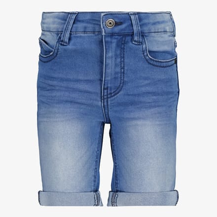 Unsigned jongens denim short medium blauw - Maat 92