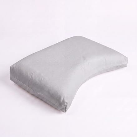 Kayori Saiko Kussensloop Premium Jersey - 40x60 - Set van 2 - Zilvergrijs