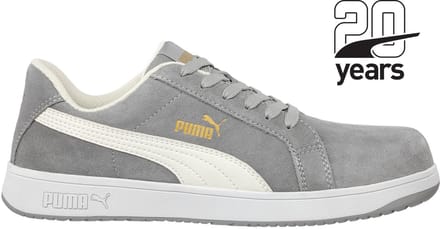 Puma Icon Suede Grey Laag S1P 640030 - Grijs - 39