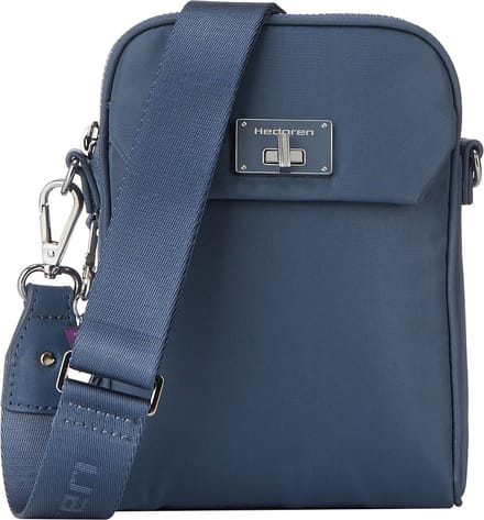 Hedgren Schoudertas Libra Flat Vertical Crossover RFID Baltic Blue Blauwgrijs