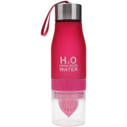 H2O Waterfles Citroen Infuser Sportfles Buiten 650ml Vissen 184