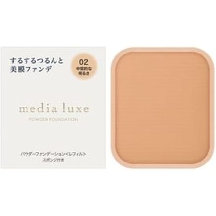 Kanebo - Media Luxe Powder Foundation 02 Intermediate Brightness - 9g Refill
