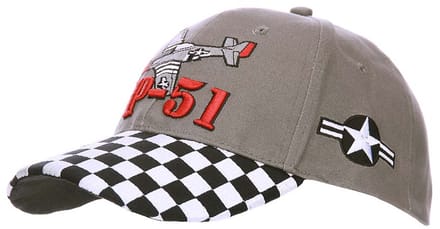 Fostex Garments - Baseball cap P-51 Mustang (kleur: n.a. / maat: NVT)