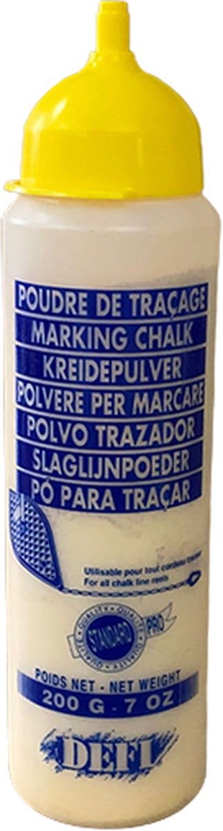 Defi Chalk Powder (Slaglijnpoeder) geel 200gr