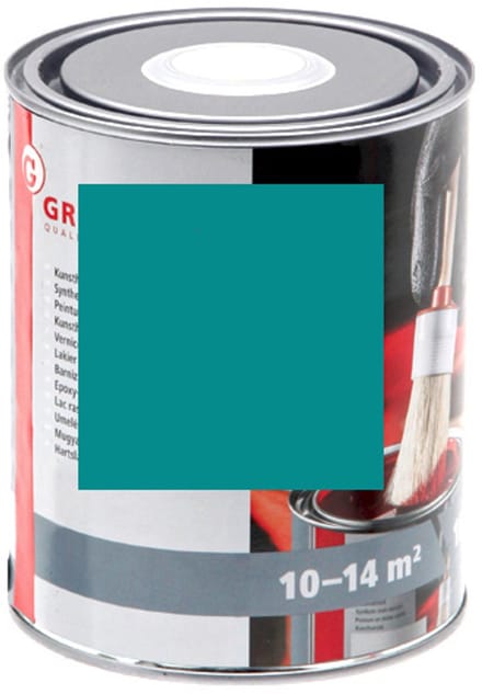 Granit Nopolux - Autolak - Blauwgroen - RAL 5018 - 1L - Snel Drogen