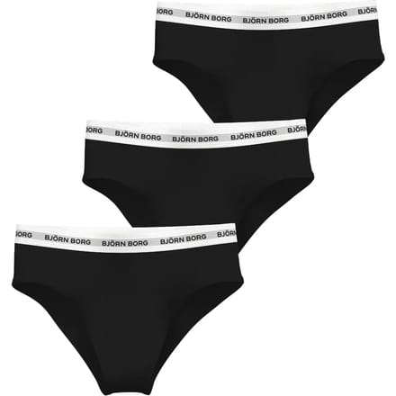 Damesslip met hoge taille Björn Borg Logo Brief (x3)
