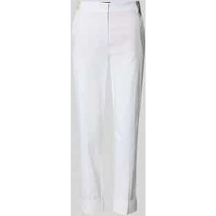 Regular fit broek met verkorte pasvorm en steekzakken