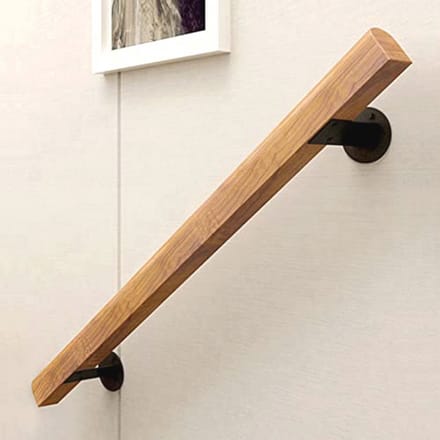Houten Trapleuningen 1.3FT - Stevige Antislip Handrails voor Binnen en Buiten
