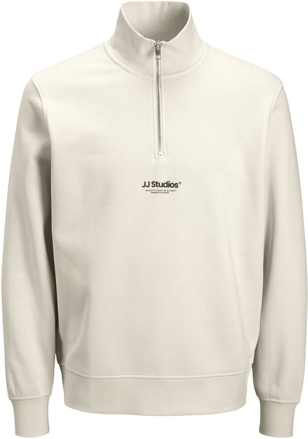 Kids trui SOHO SWEAT QUARTER ZIP Moonbeam Relaxed Fit