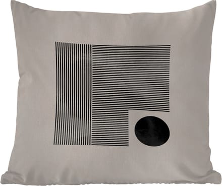 Tuinkussen - Vierkant - Minimalisme - Abstract - 40x40 cm - Weerbestendig