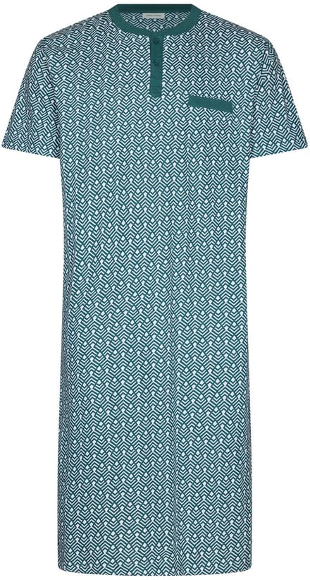 Pastunette - Nachthemd - Green Motion - Katoen - Groen - Maat 3XL