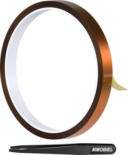 MMOBIEL 12mm ESD Hittebestendige Polyimide Tape 30m Hittebestendig tot 280°C.