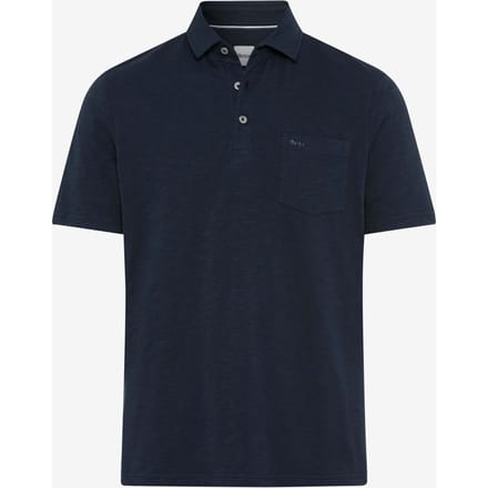 Brax Heren Poloshirt  Style PAVO navy, donkerblauw, maat M