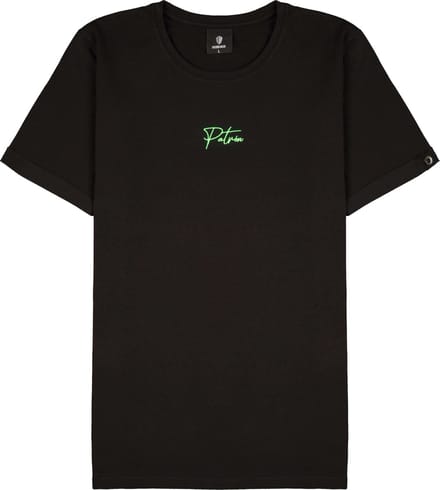 Patrón Wear - Emilio T-shirt Black/Green - Maat M