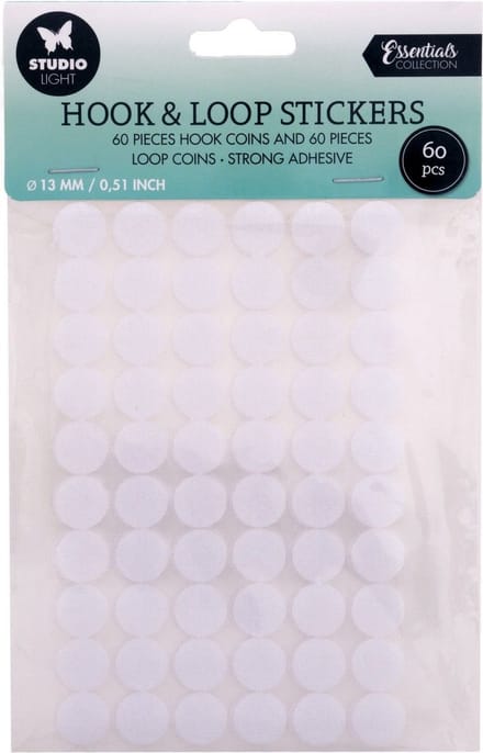 Studio Light Essentials HOOK & LOOP stickers Round 13mm