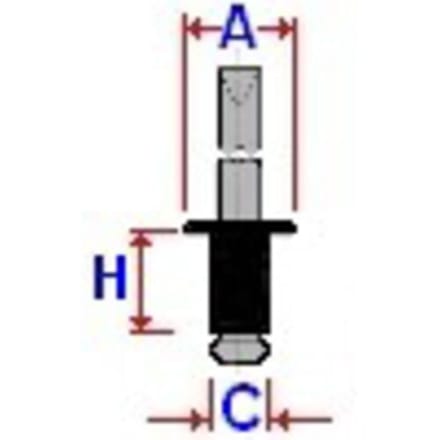 Bekledingsclip ROMIX ROM 57054