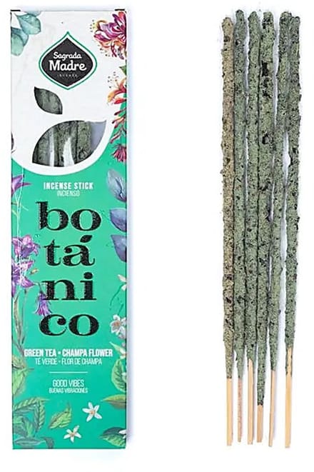 Sagrada Madre Botanische wierook Groene Thee & Champa