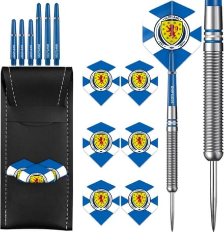 ABC Darts - Tungsten Wedstrijd Dartpijlen 90% Schotland - 24 gram